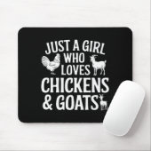 Tapis De Souris Conception de chèvre cool pour filles femmes éleva (Avec souris)