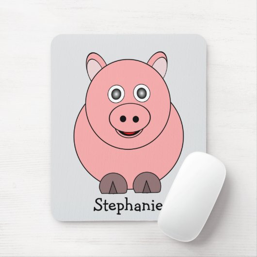 Tapis De Souris Conception de cochon (Avec souris)
