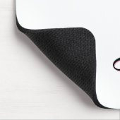Tapis De Souris Conception de cœur pointillé minimal (Coin)