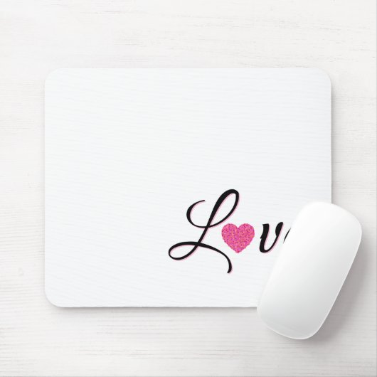Tapis De Souris Conception de cœur pointillé minimal (Avec souris)
