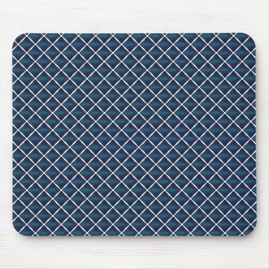 Tapis De Souris Conception de compartiment bleu arrondi (Devant)