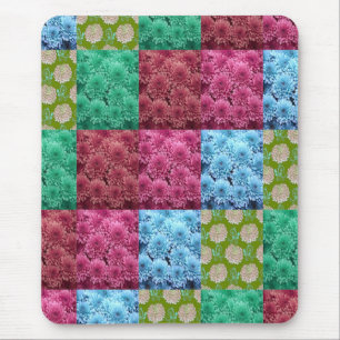 Tapis De Souris conception de courtepointe florale
