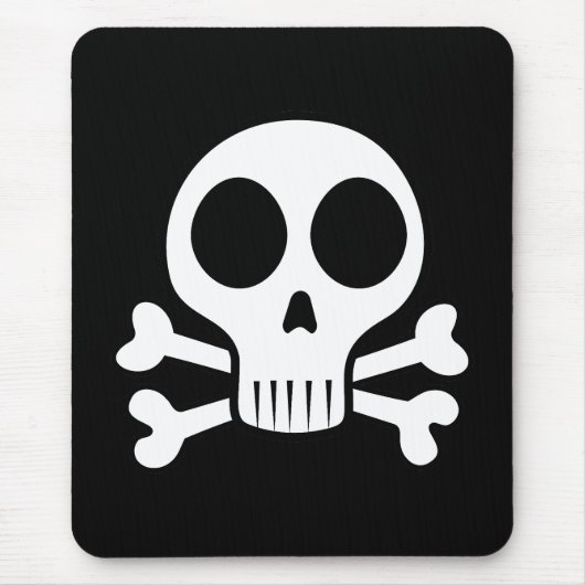 Tapis De Souris Conception de crâne de pirate (Devant)