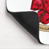 Tapis De Souris Conception de dés barbares (Coin)