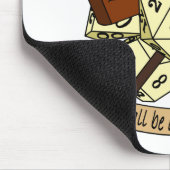 Tapis De Souris Conception de dés de classe (Coin)