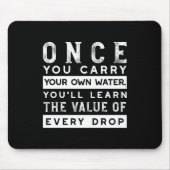 Tapis De Souris Conception de devis de sagesse - Valeur de chaque (Devant)