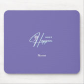 Tapis De Souris Conception de devis motivationnel (Devant)