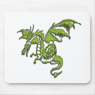 Tapis De Souris Conception de dragon volant