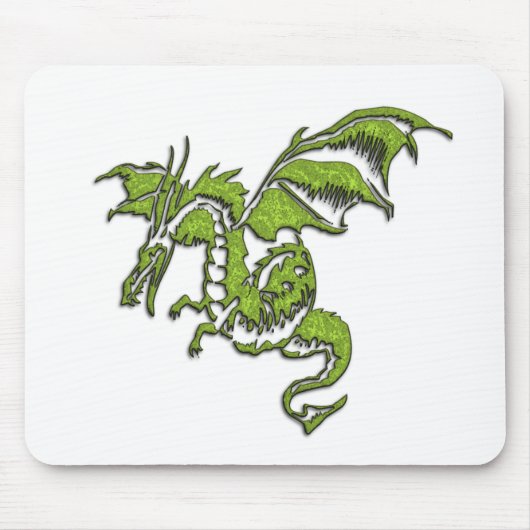 Tapis De Souris Conception de dragon volant (Devant)