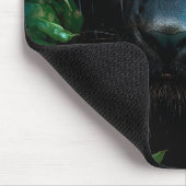 Tapis De Souris Conception de faune de jungle de panthère noire my (Coin)