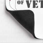 Tapis De Souris Conception de fierté militaire des sœurs de vétéra (Coin)