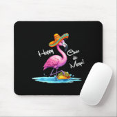 Tapis De Souris Conception de flamant rose Cinco de Mayo joyeux av (Avec souris)