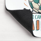 Tapis De Souris Conception de football drôle (Coin)