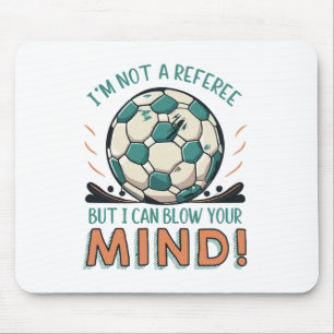 Tapis De Souris Conception de football drôle