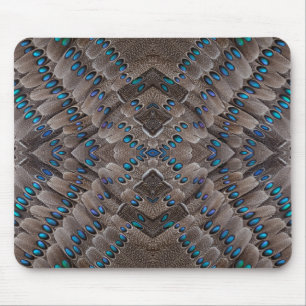 Tapis De Souris Conception de fractale plume de faisan