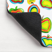 Tapis De Souris Conception de fruit d'aquarelle pomme funky (Coin)