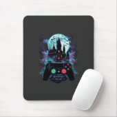 Tapis De Souris Conception de Gamer Horreur de Château Hanté (Avec souris)
