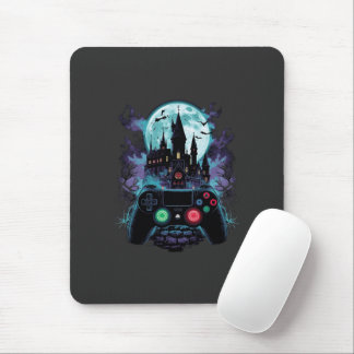 Tapis De Souris Conception de Gamer Horreur de Château Hanté