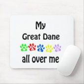 Tapis De Souris Conception de Great Dane Walks (Avec souris)