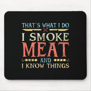 Tapis De Souris Conception De Gril Pour Maître De Grillades Et Bar