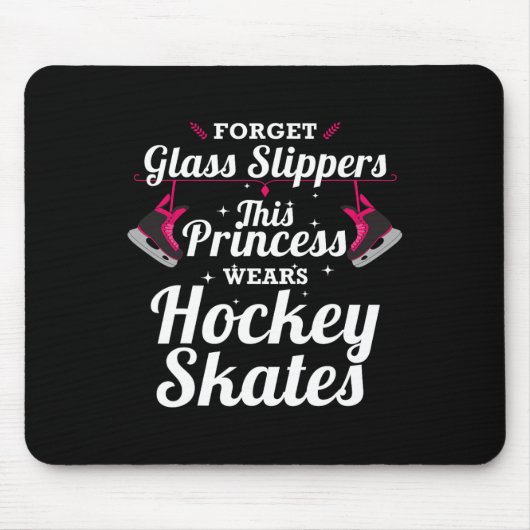 Tapis De Souris Conception De Hockey Amusant Pour Filles Femmes Ho (Devant)