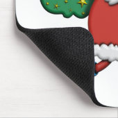 Tapis De Souris Conception de joie de Père Noël (Coin)