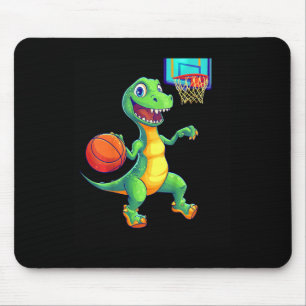 Tapis De Souris Conception de joueur de squelette de dinosaure lud