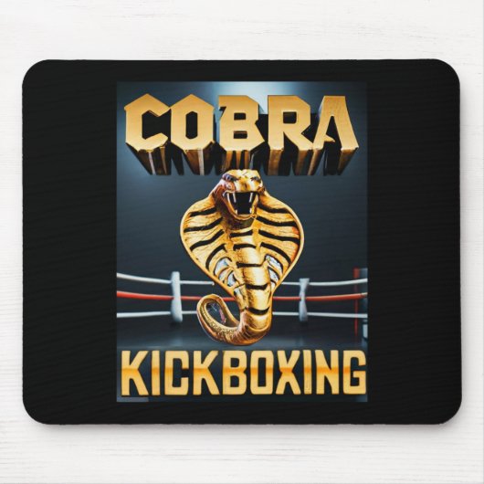 Tapis De Souris Conception de kickboxing Cobra par Don Castillo (Devant)