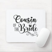 Tapis De Souris Conception De La Fête De Mariage De La Cousine De  (Avec souris)