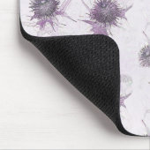 Tapis De Souris Conception de la nature de chardon pourpre (Coin)