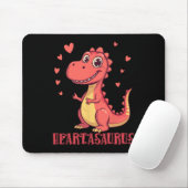 Tapis De Souris Conception de la Saint-Valentin du dinosaure migno (Avec souris)