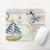 Tapis De Souris Conception de la série nautique 5 (Avec souris)