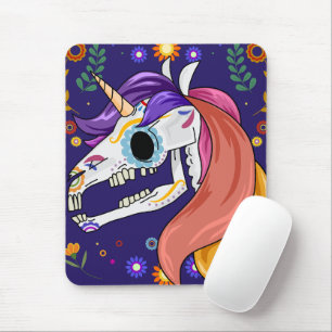 Tapis De Souris Conception de la tête de squelette résistant à la