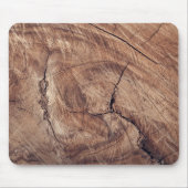 Tapis De Souris Conception de la texture du grain de bois rustique (Devant)