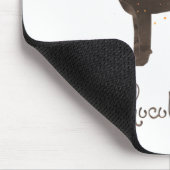 Tapis De Souris Conception de l'aquarelle du laboratoire de chocol (Coin)