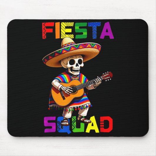 Tapis De Souris conception de l'équipe de fiesta cinco de mayo squ (Devant)