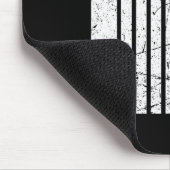 Tapis De Souris Conception de lettre de joueur de cricket rétro (Coin)
