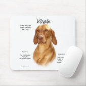 Tapis De Souris Conception de l'histoire de Vizsla (Avec souris)