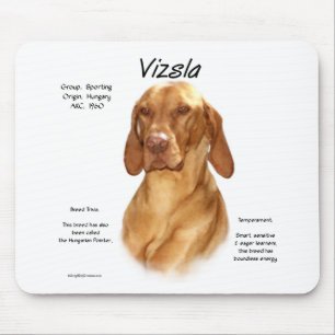 Tapis De Souris Conception de l'histoire de Vizsla