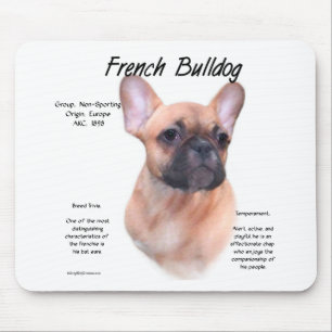 Tapis De Souris Conception de l'histoire des Bulldog français