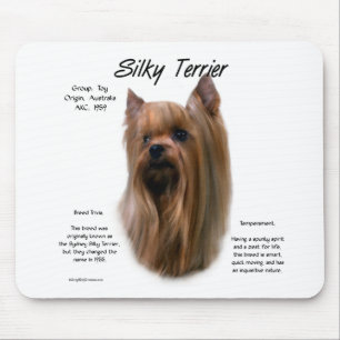 Tapis De Souris Conception de l'histoire du Terrier soyeux