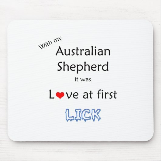 Tapis De Souris Conception de Lick Shepherd australien (Devant)