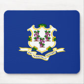 Tapis De Souris Conception de l'indicateur d'état Connecticut (Devant)