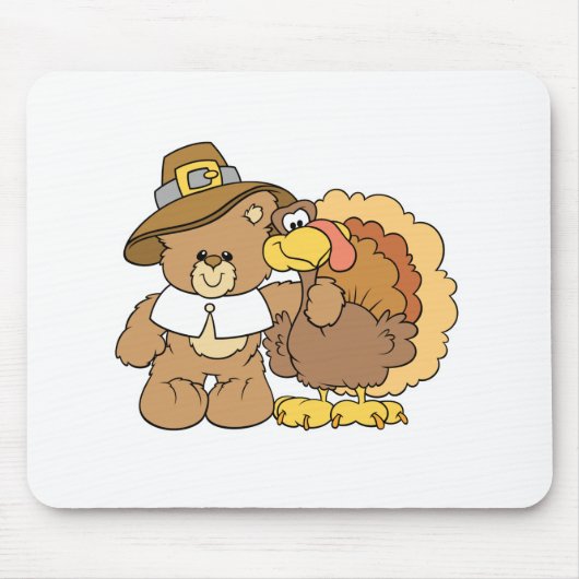 Tapis De Souris conception de l'ours en peluche (Devant)