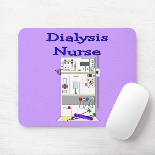 Tapis De Souris Conception de machine Cadeau-Unique d'infirmière (Avec souris)