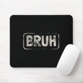 Tapis De Souris Conception de manche courte de mème de jargon de j (Avec souris)