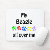 Tapis De Souris Conception de marches beagles (Avec souris)