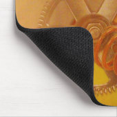 Tapis De Souris conception de mécanique de roues dentées steampunk (Coin)