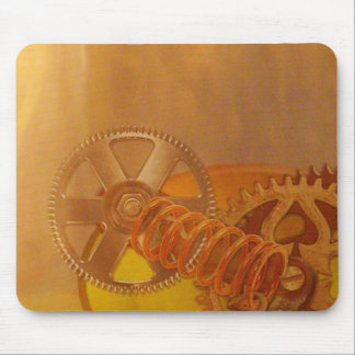 Tapis De Souris conception de mécanique de roues dentées steampunk