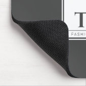 Tapis De Souris Conception de mode Gris foncé (Coin)